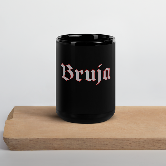 Black Glossy Bruja Mug